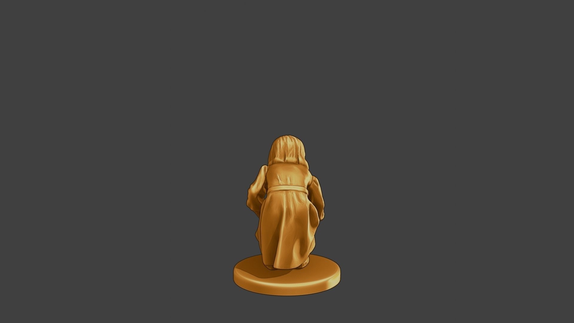 ww2 Casual Little Girl CLG1 007 3D print model_6