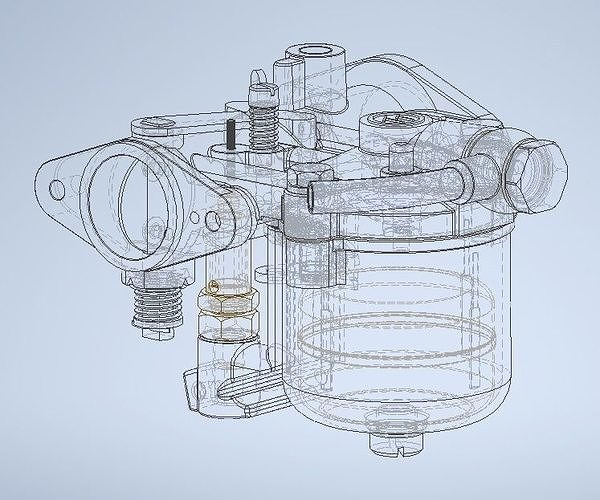 Carburetor 3D model