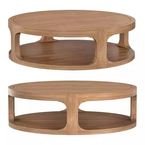 CASSALE ROUND COFFEE TABLE 2 3D model