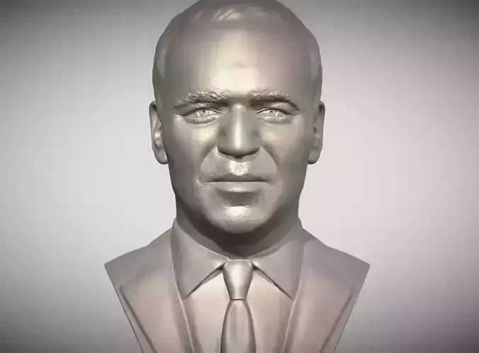 Garri Kasparov bust for 3D printing 3D print model