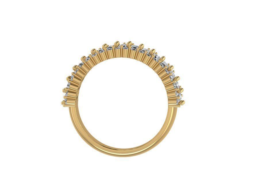 4 row basket seting ring 0005 3D print model_3