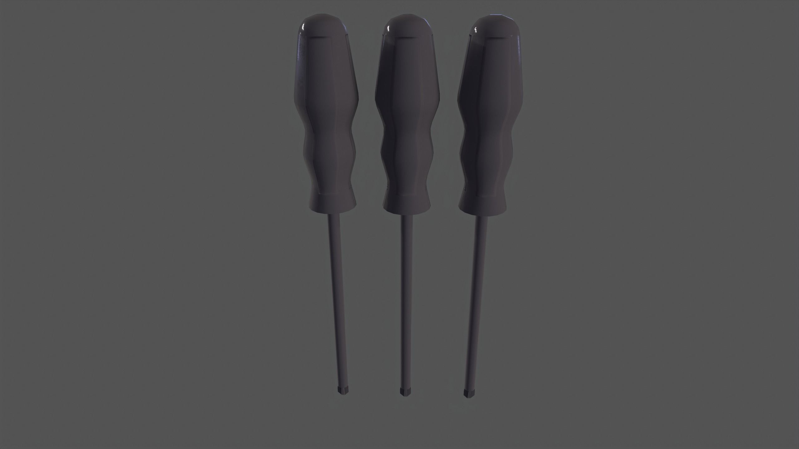 Phillips screwdriver Low-poly 3D model_10