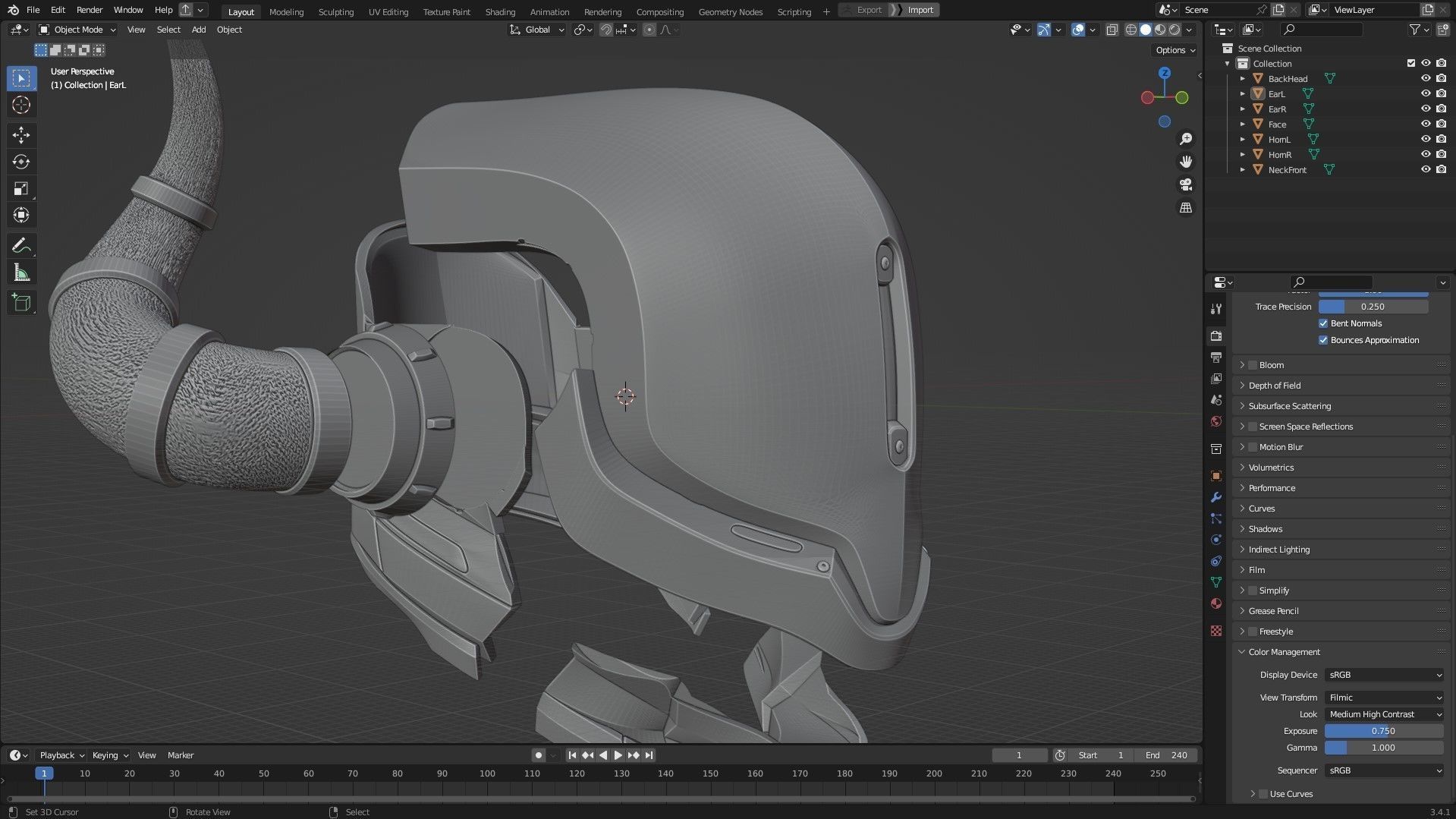 Destiny 2 Lord Shaxx Helmet for Cosplay 3D print model_15