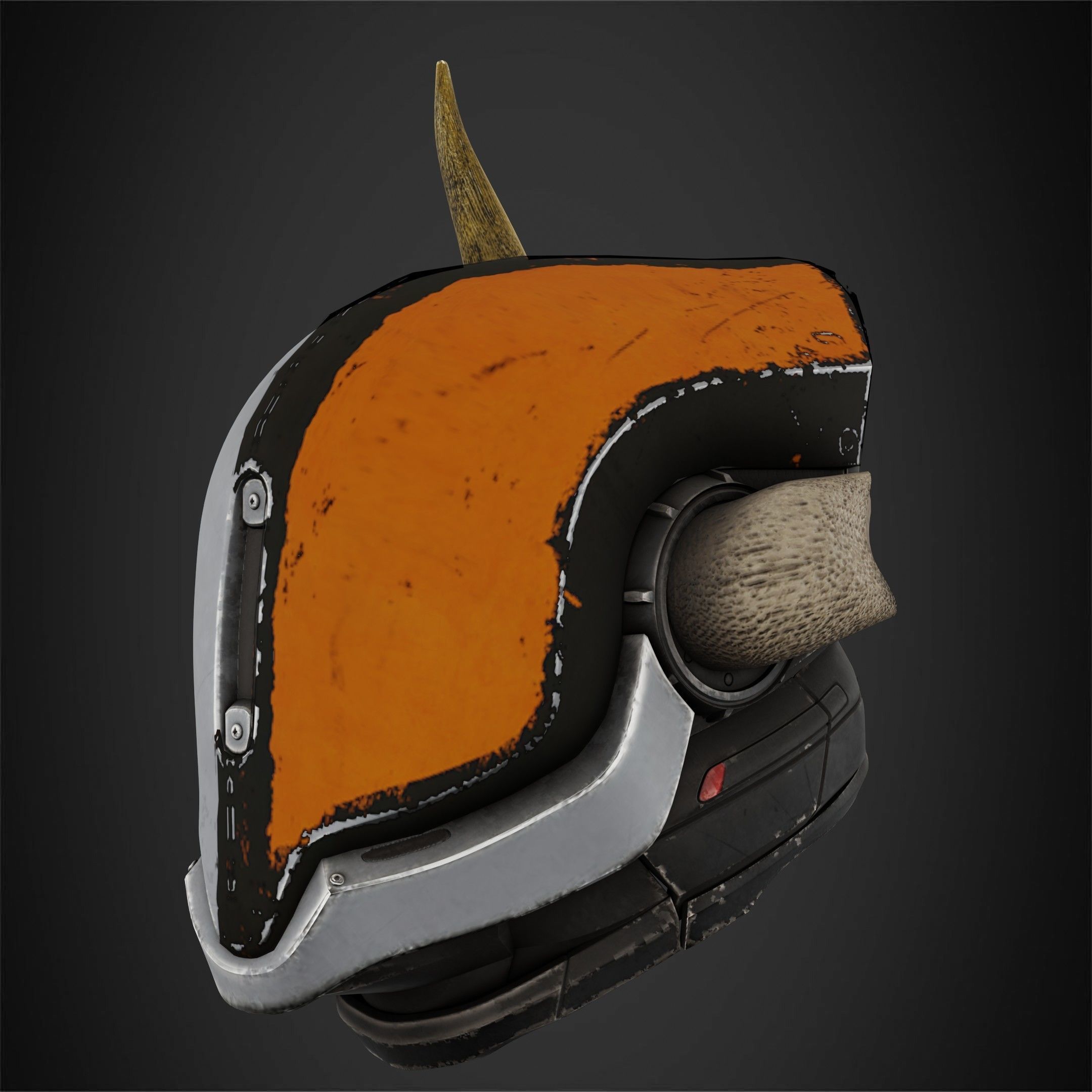 Destiny 2 Lord Shaxx Helmet for Cosplay 3D print model_4
