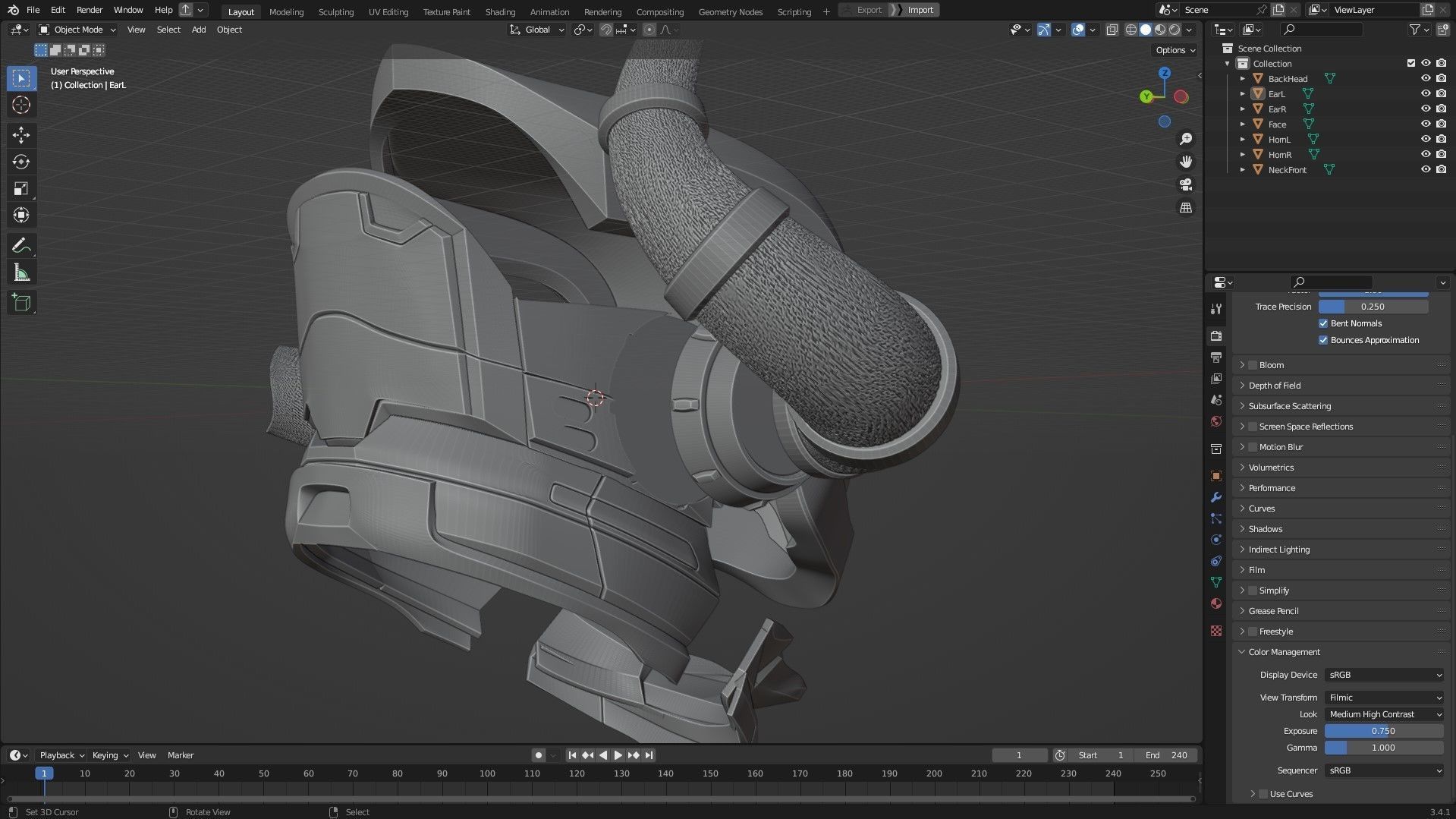 Destiny 2 Lord Shaxx Helmet for Cosplay 3D print model_14