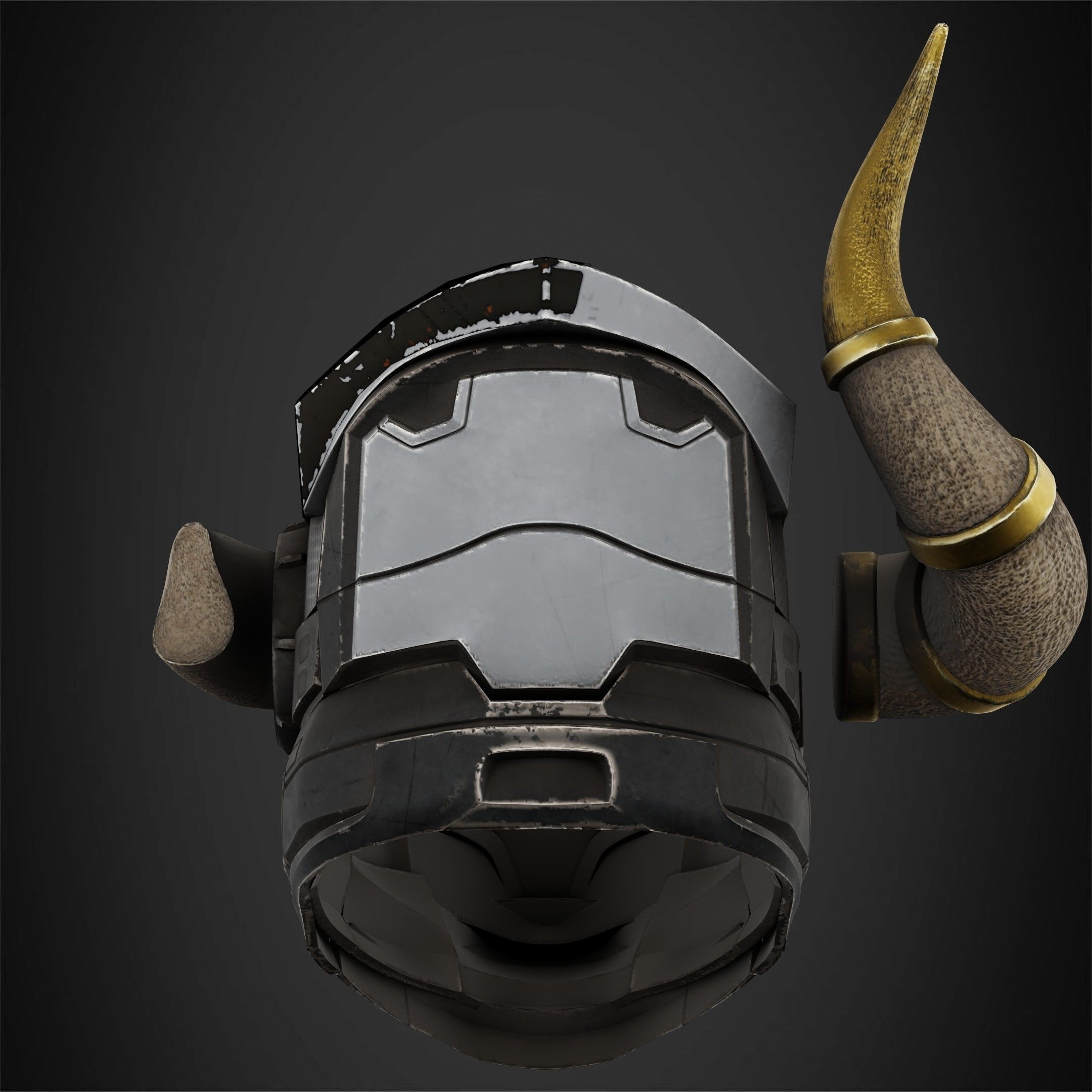 Destiny 2 Lord Shaxx Helmet for Cosplay 3D print model_7