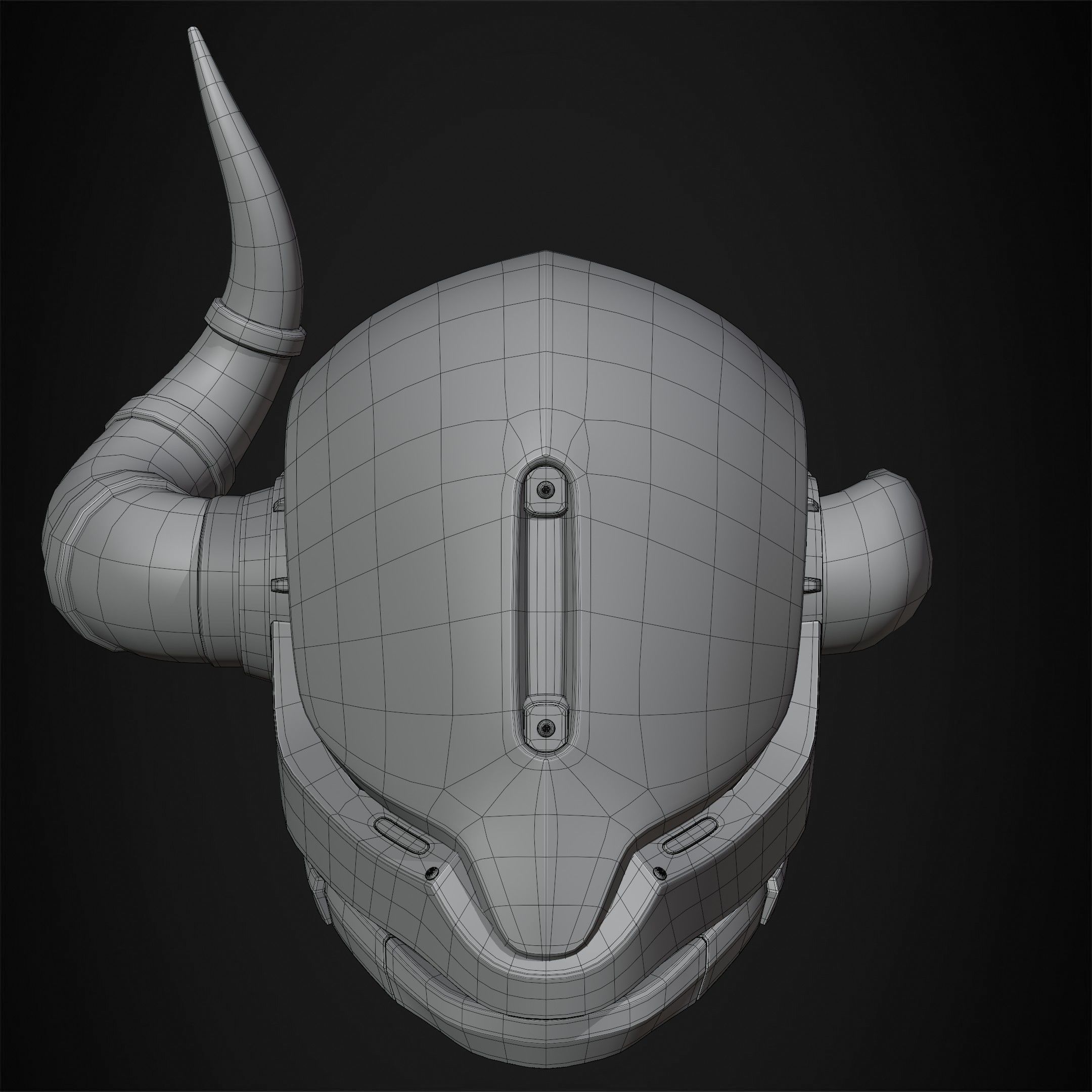 Destiny 2 Lord Shaxx Helmet for Cosplay 3D print model_17