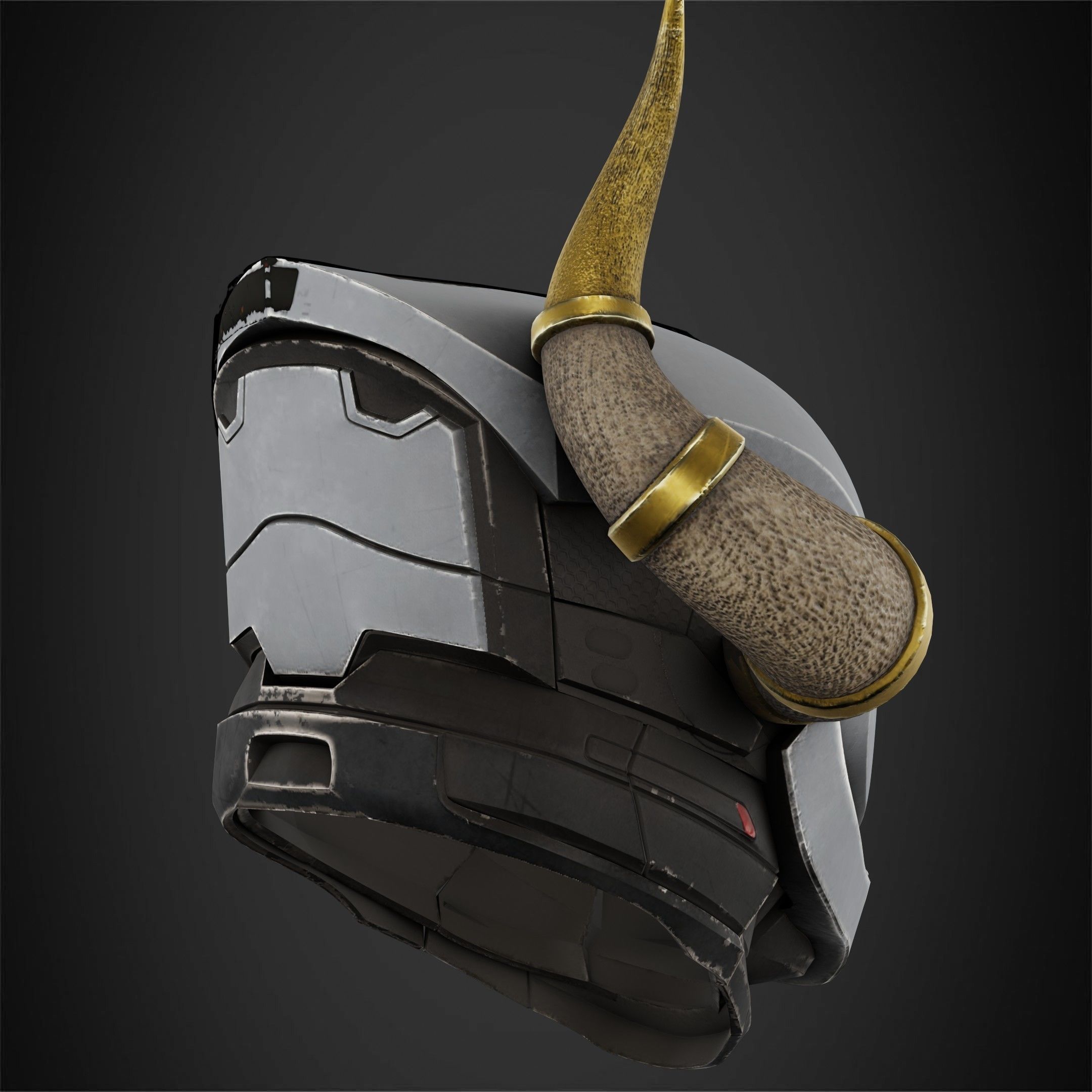 Destiny 2 Lord Shaxx Helmet for Cosplay 3D print model_8