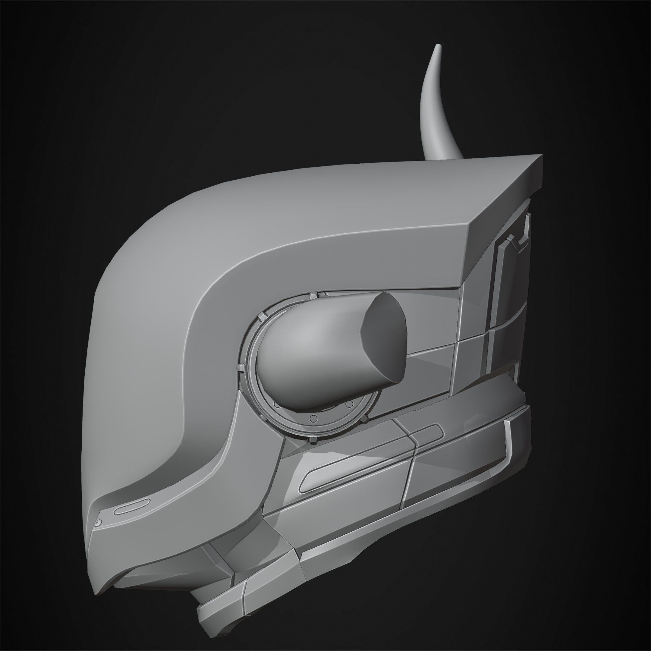 Destiny 2 Lord Shaxx Helmet for Cosplay 3D print model_20