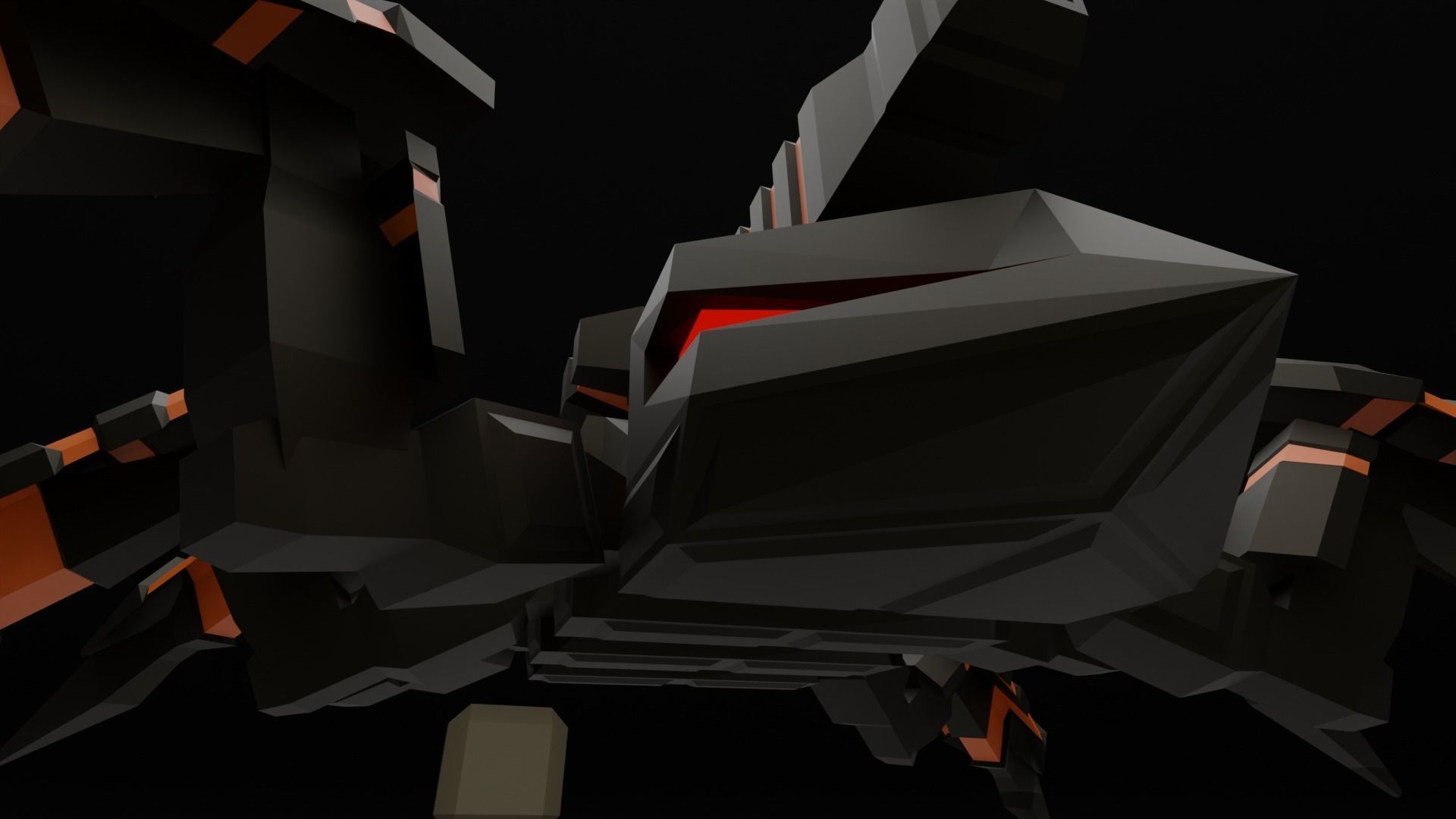 Spiderbot - The Horus Prototype Low-poly 3D model_7