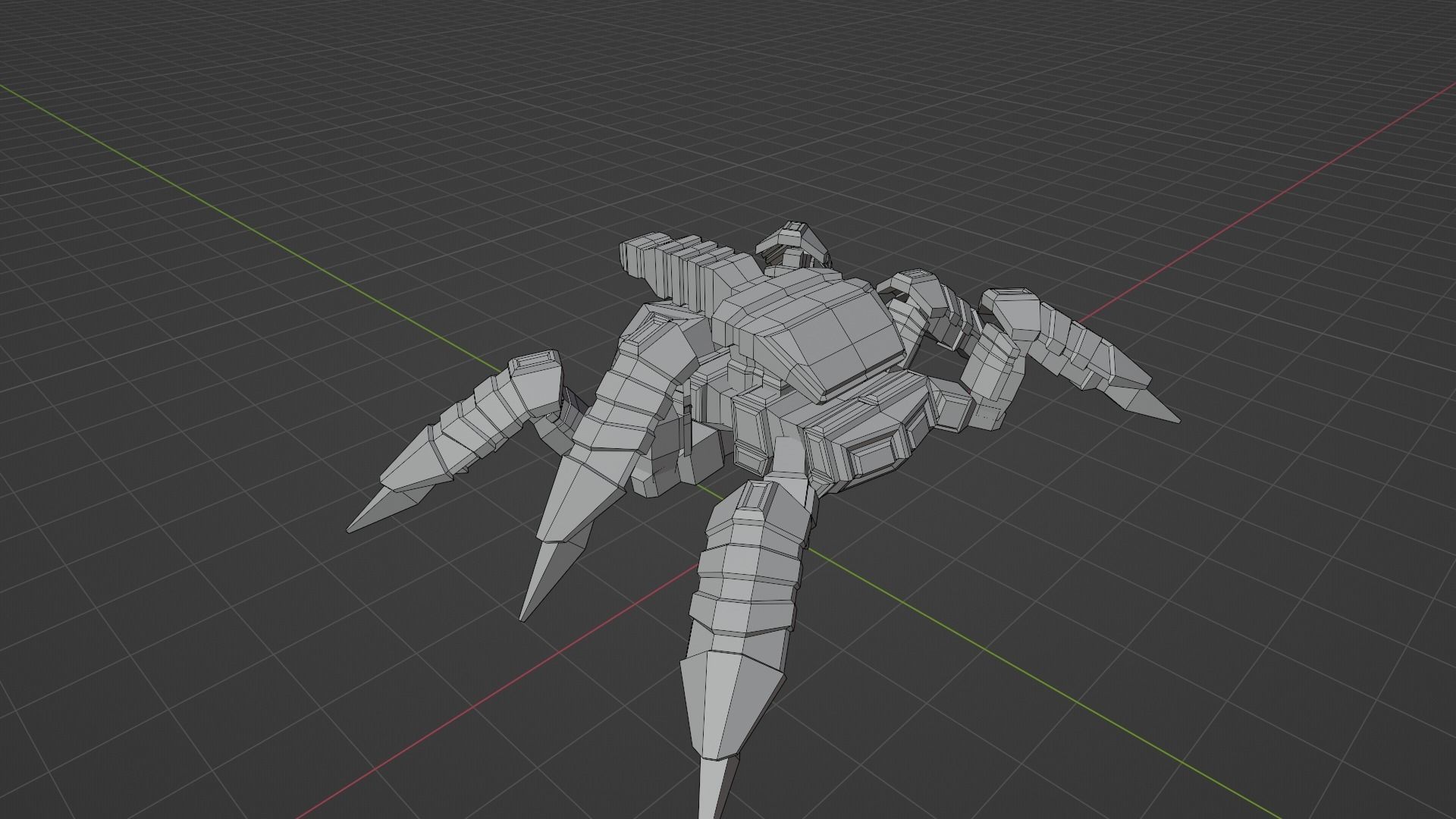 Spiderbot - The Horus Prototype Low-poly 3D model_26