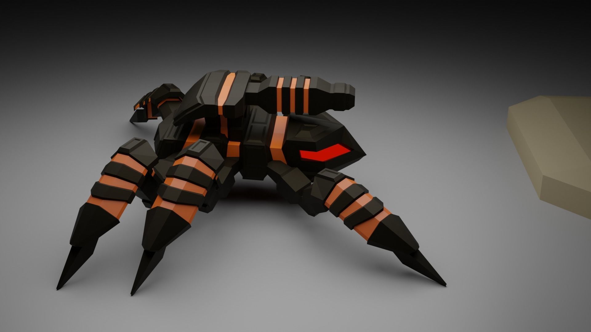 Spiderbot - The Horus Prototype Low-poly 3D model_3