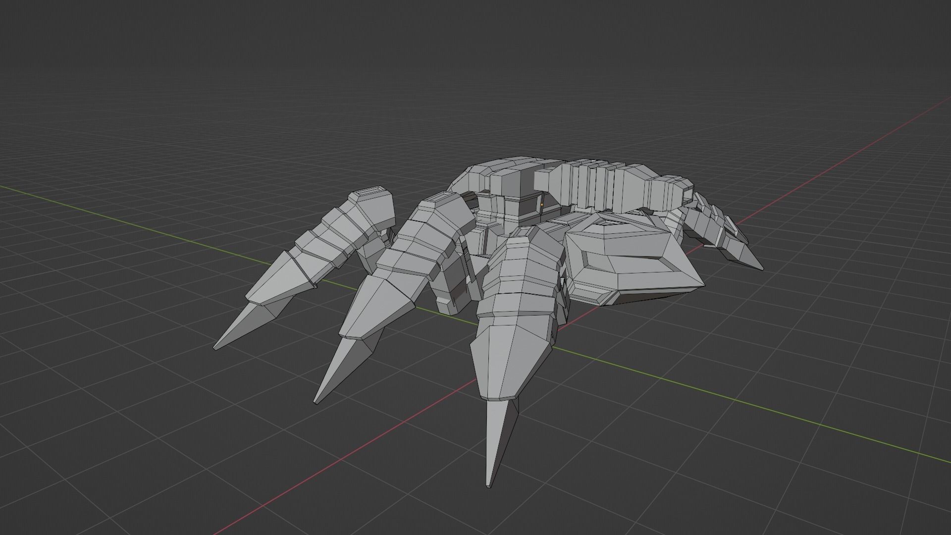 Spiderbot - The Horus Prototype Low-poly 3D model_30