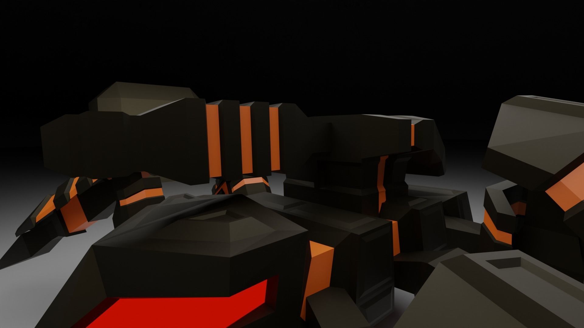 Spiderbot - The Horus Prototype Low-poly 3D model_9