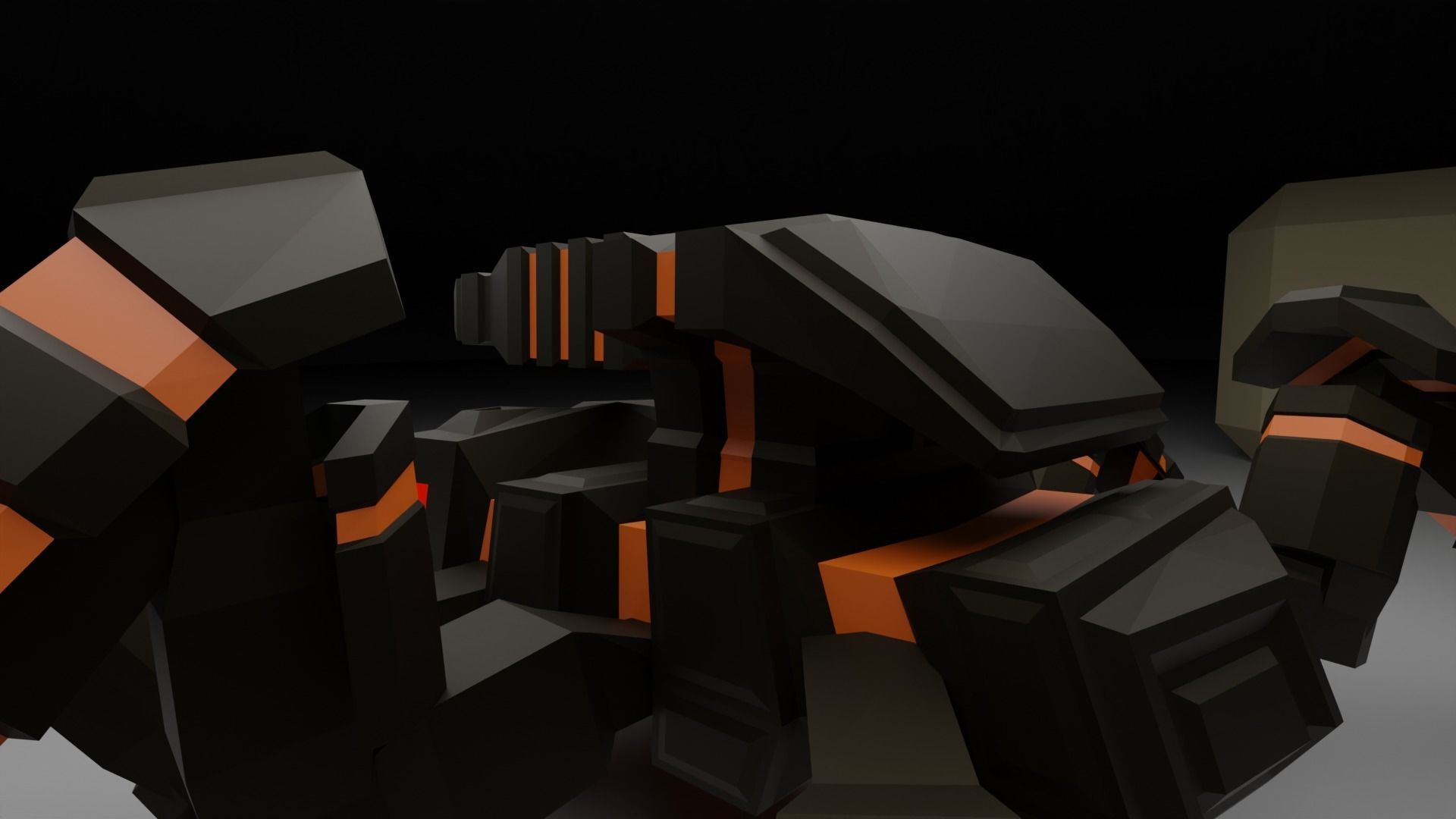 Spiderbot - The Horus Prototype Low-poly 3D model_8