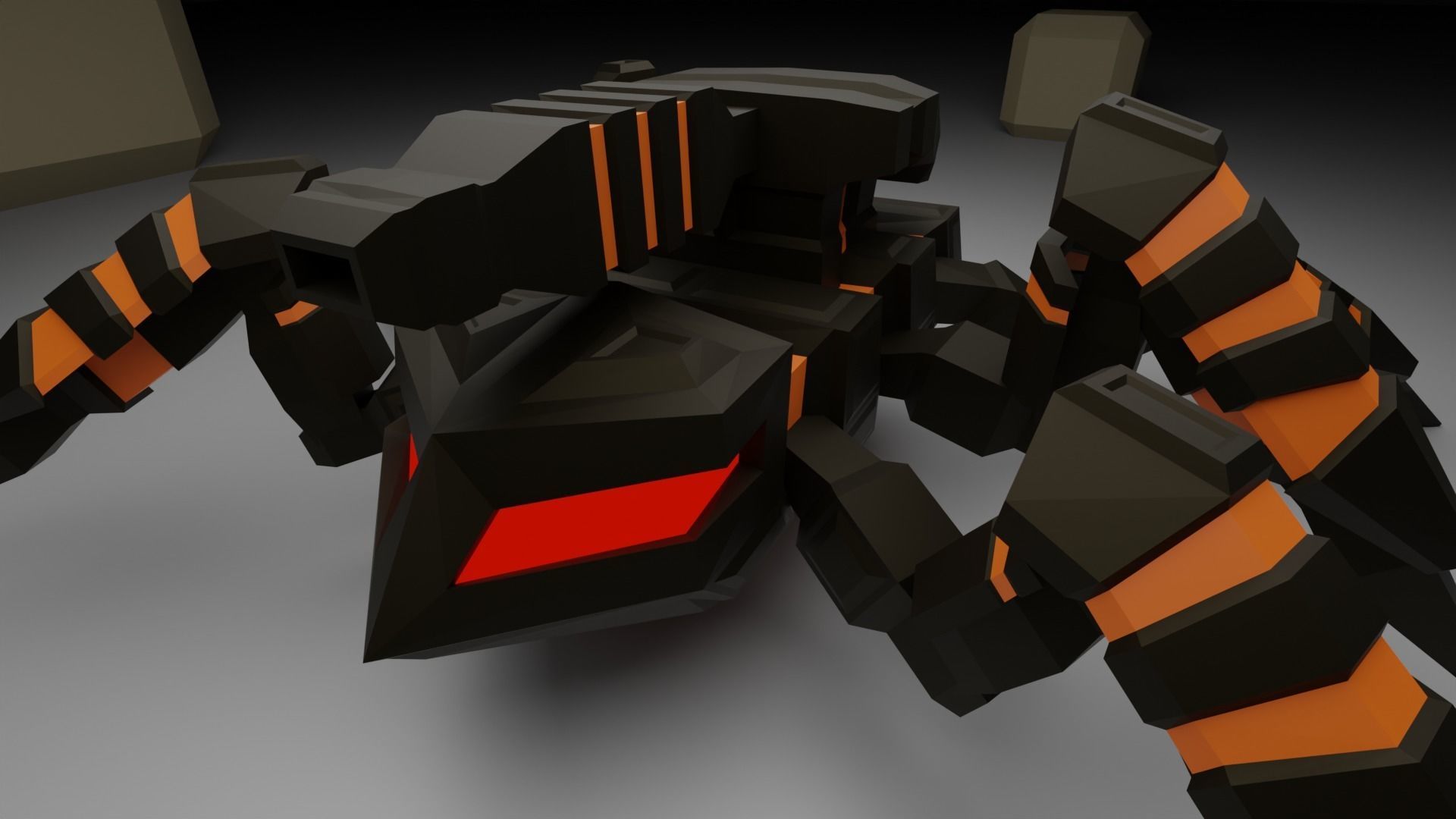 Spiderbot - The Horus Prototype Low-poly 3D model_10
