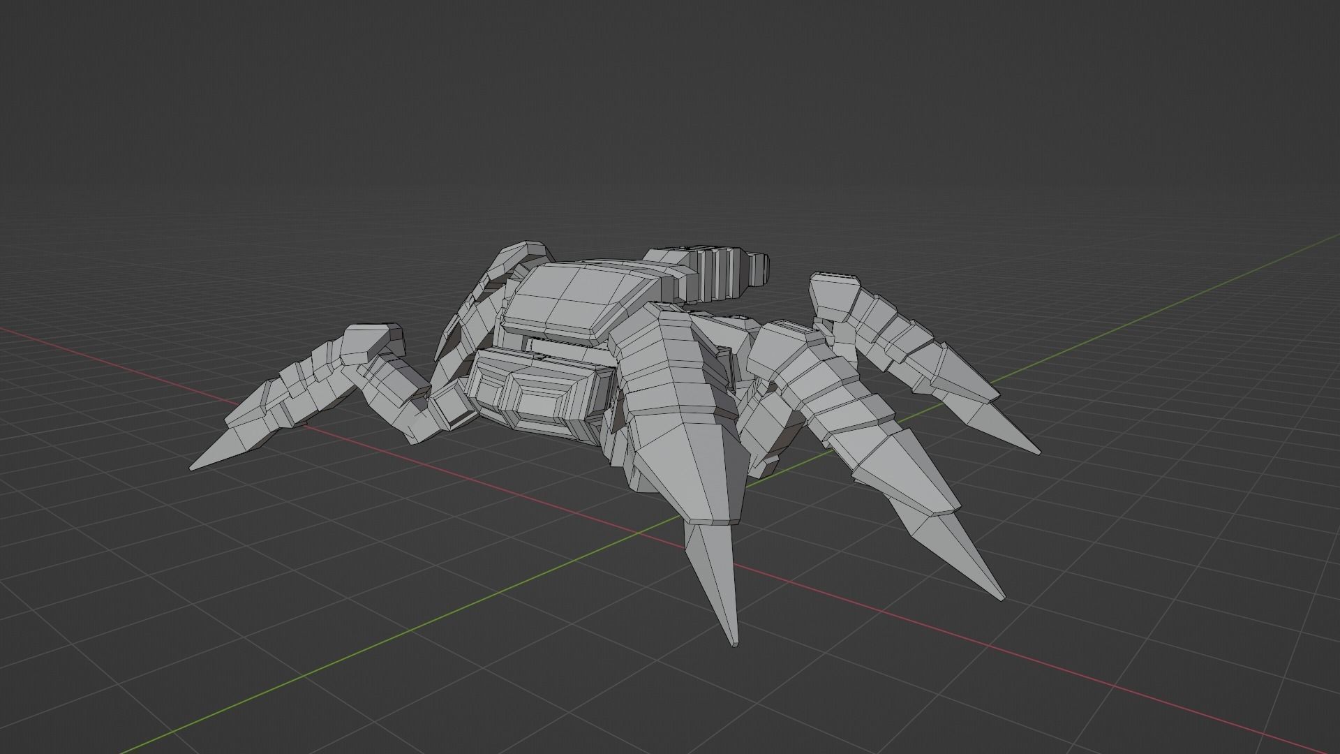 Spiderbot - The Horus Prototype Low-poly 3D model_27