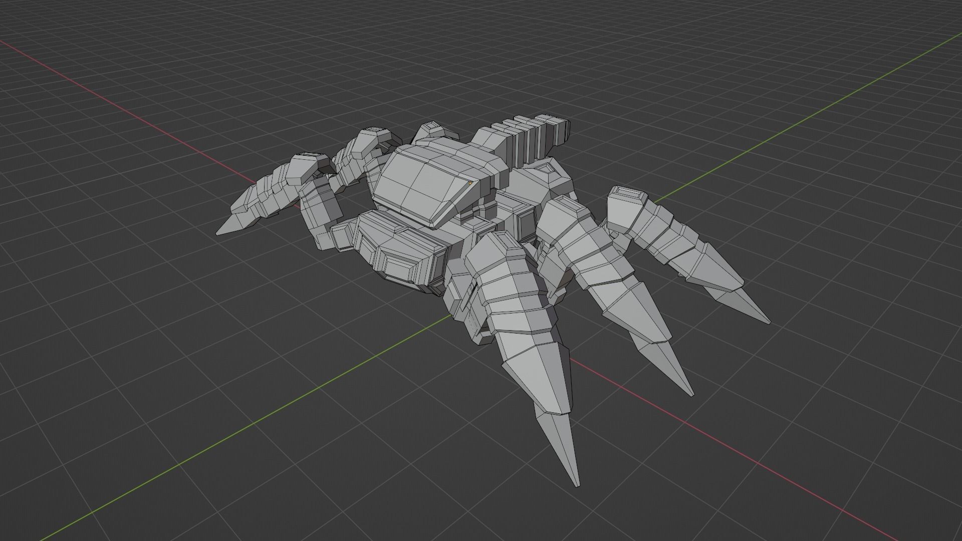 Spiderbot - The Horus Prototype Low-poly 3D model_35
