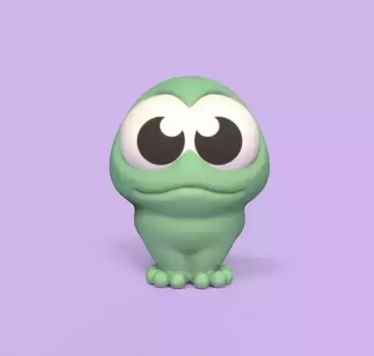 Frog Big Eyes 3D print model