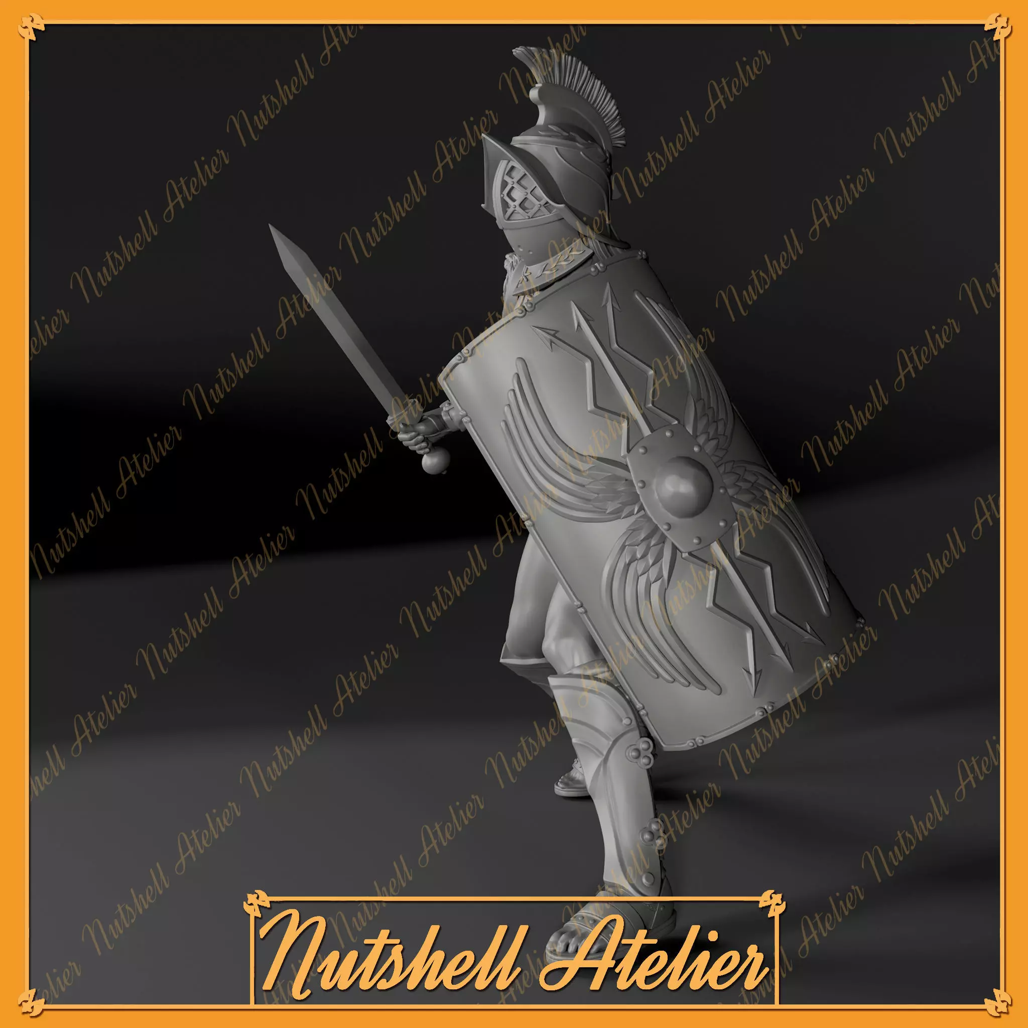 Nutshell Atelier - Gladiatrix - Murmillo NSFW 3D print model_0