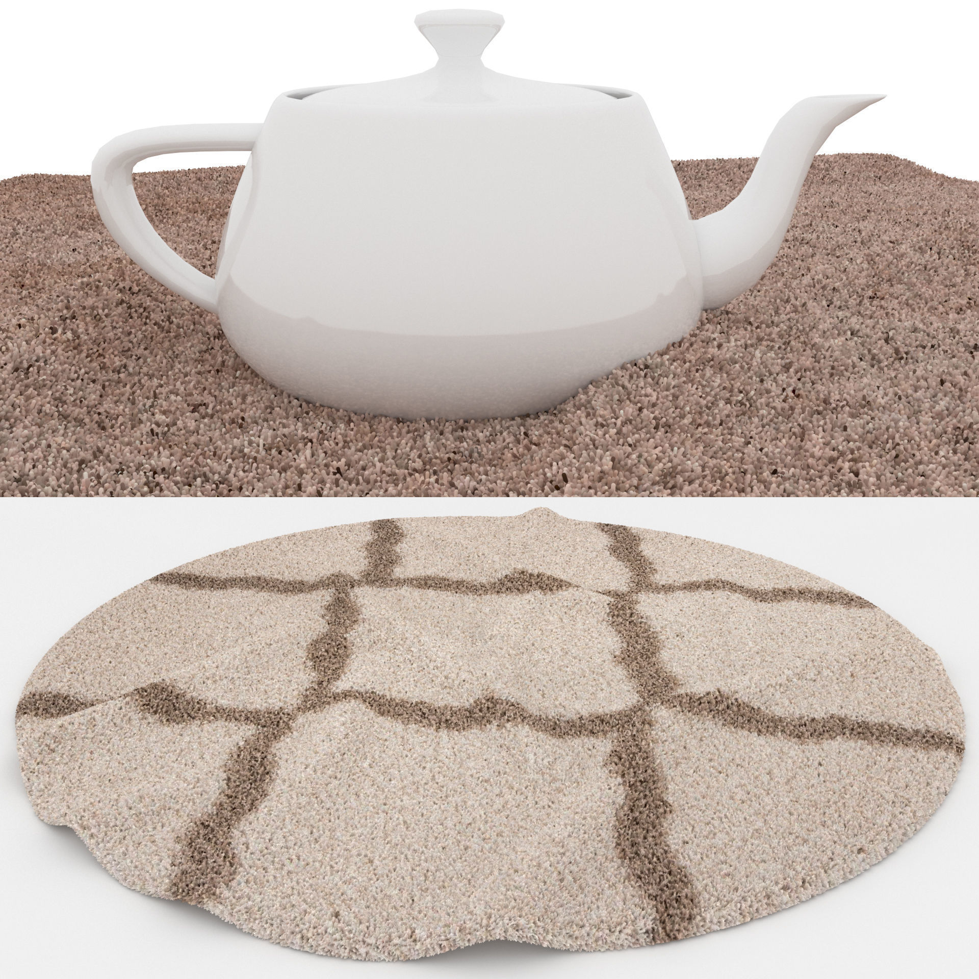 Rugs No 706 Low-poly 3D model_1