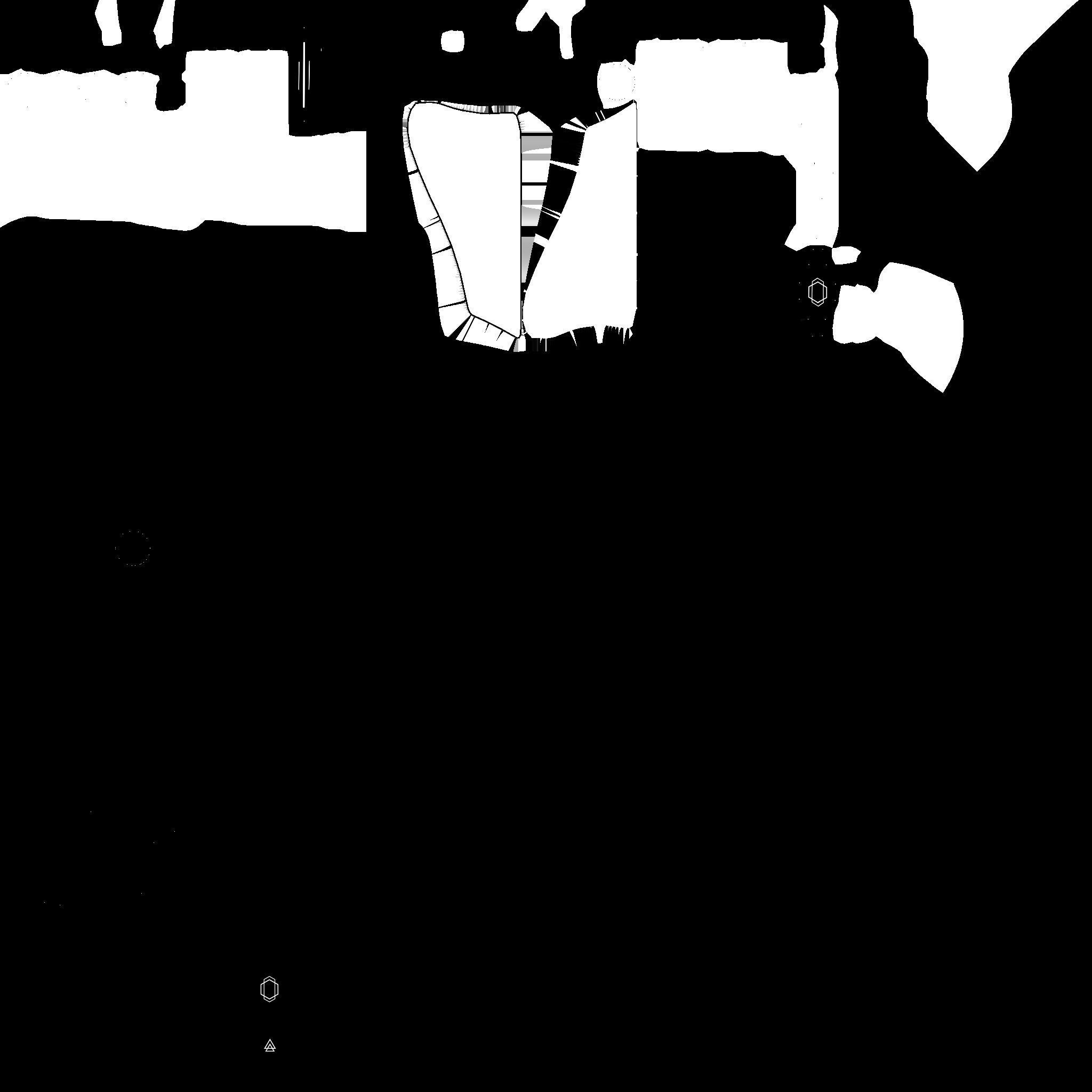 Electric Guitar J05 Dark Blue - Music Instrument Design Low-poly 3D model_19