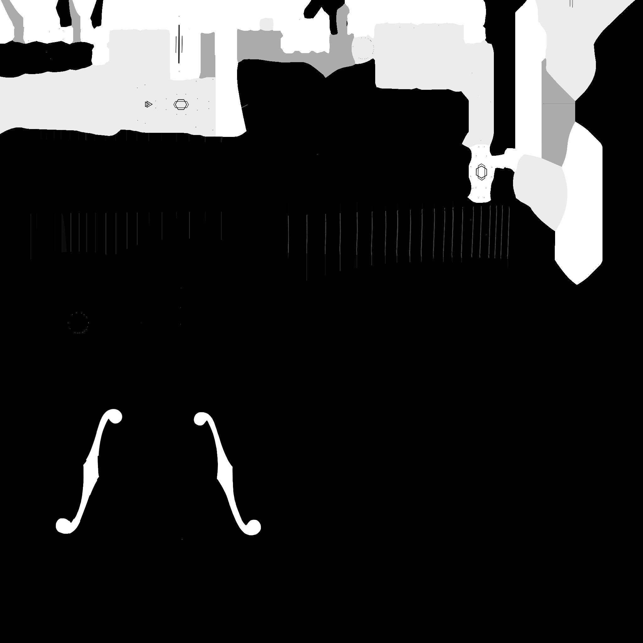 Electric Guitar J07 Dark Wood - Music Instrument Design Low-poly 3D model_22