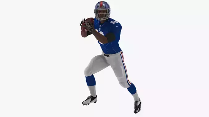 New York Giants American Football Player Running The Ball Fur