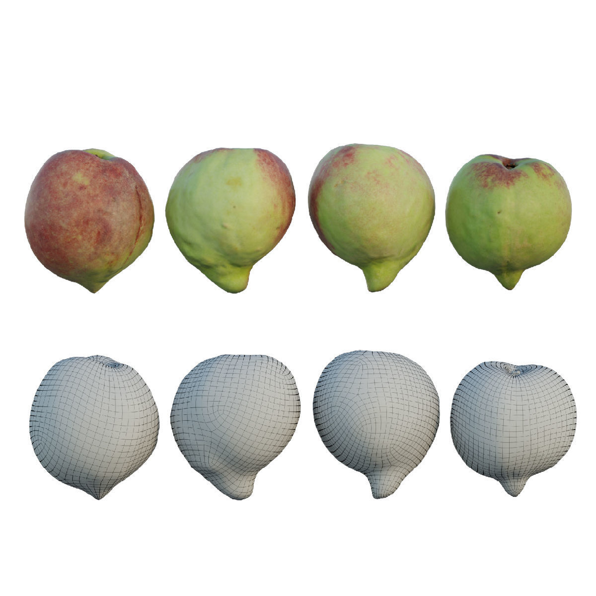 peach 11 3D model_1