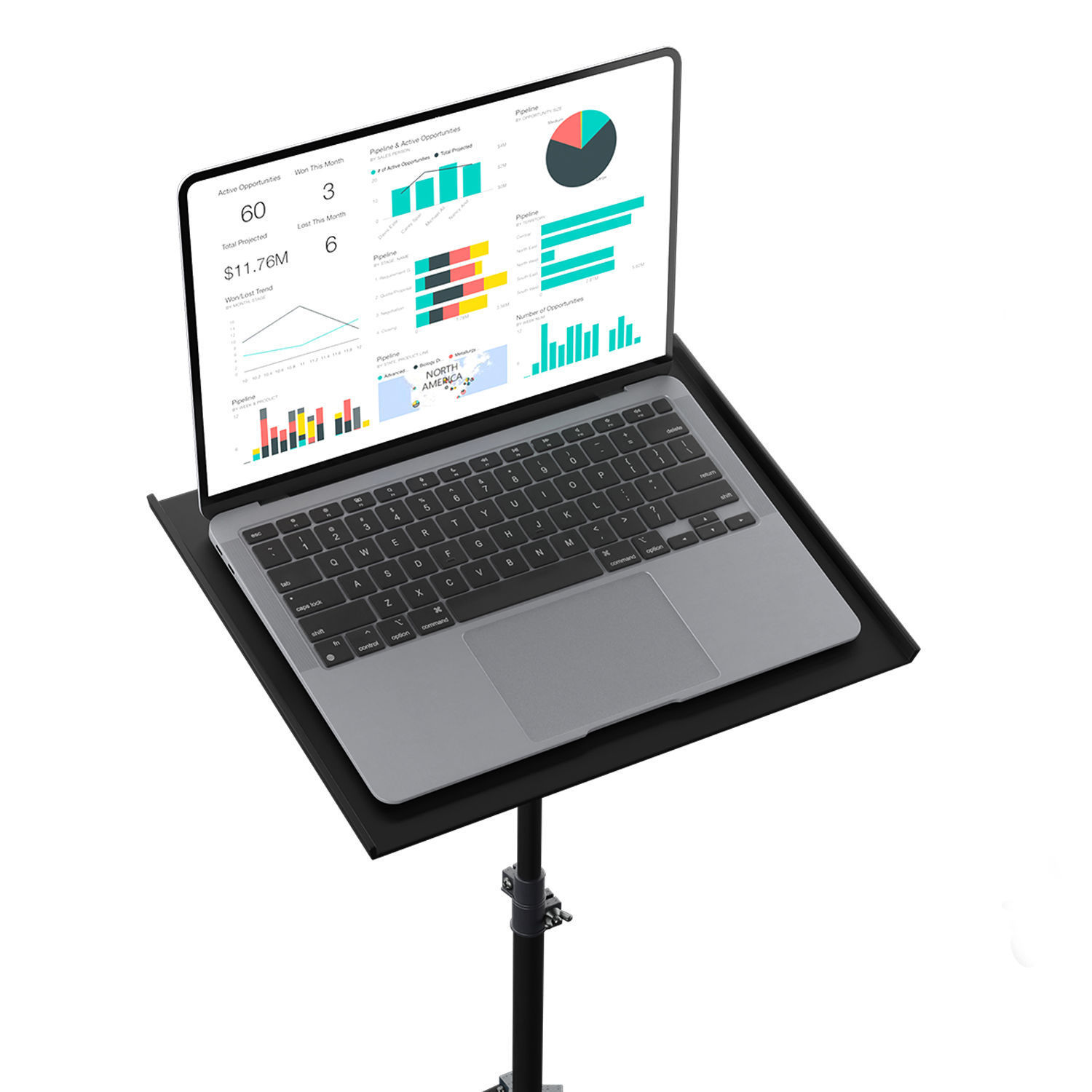 Office presentation set 1 Low-poly 3D model_5