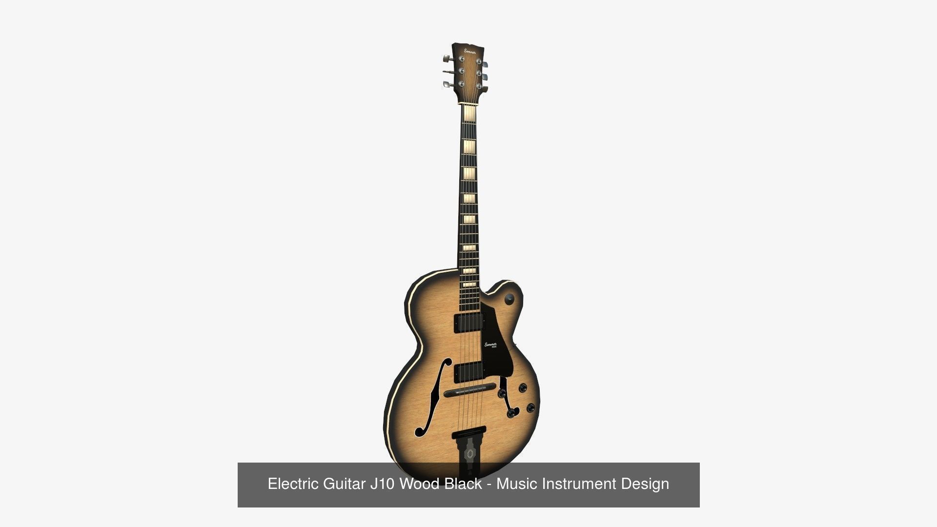 10 Electric Guitar J Collection - Music Instrument Design _11