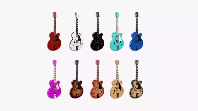 10 Electric Guitar J Collection - Music Instrument Design 