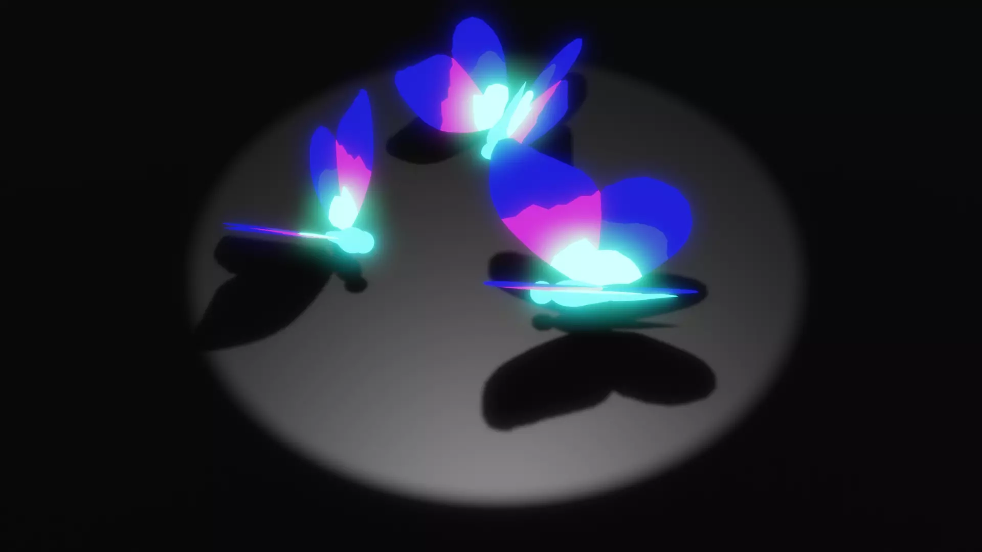 Butterfly animated butterflies Free 3D model