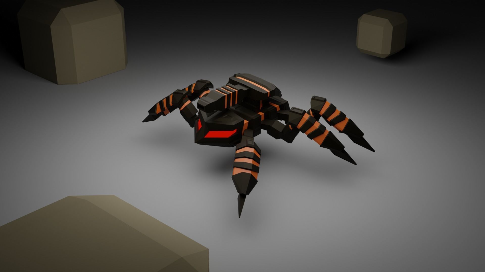 Spiderbot - The Horus Prototype 3D print model_12