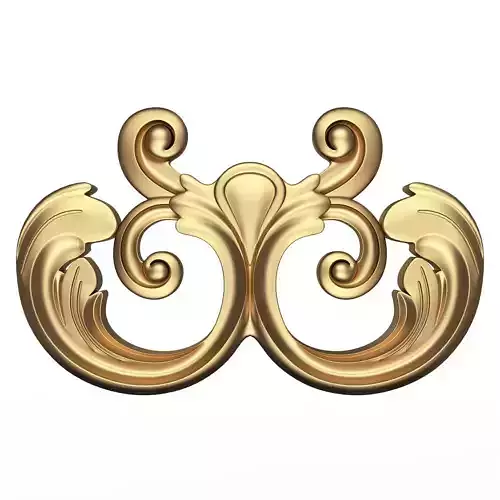 Carved Door Handle Decor 04