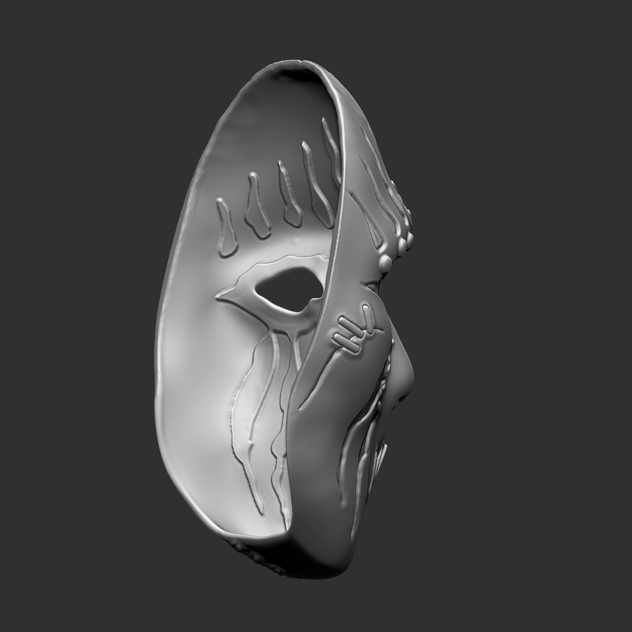 Joey Jordison mask 3D print model_4