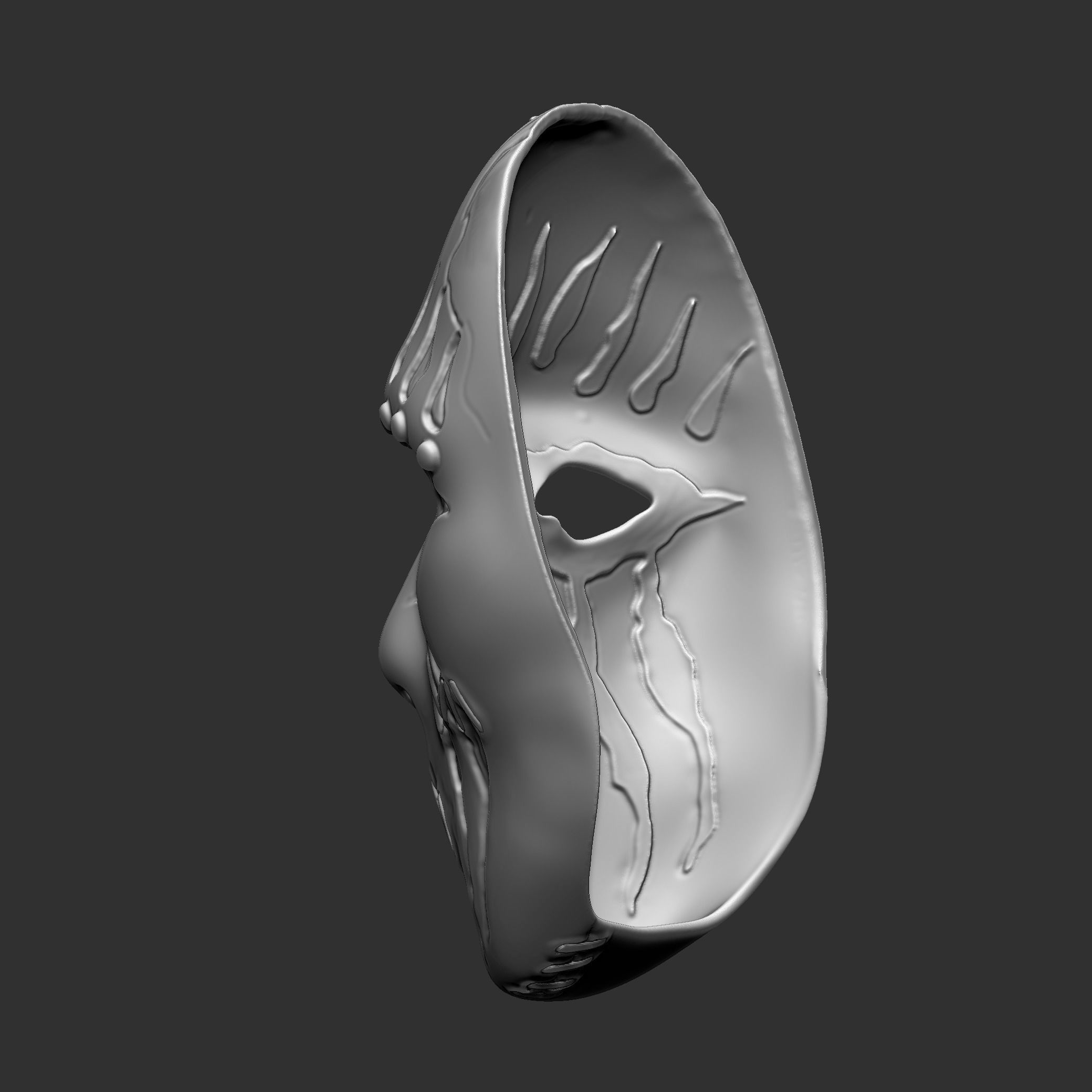 Joey Jordison mask 3D print model_7