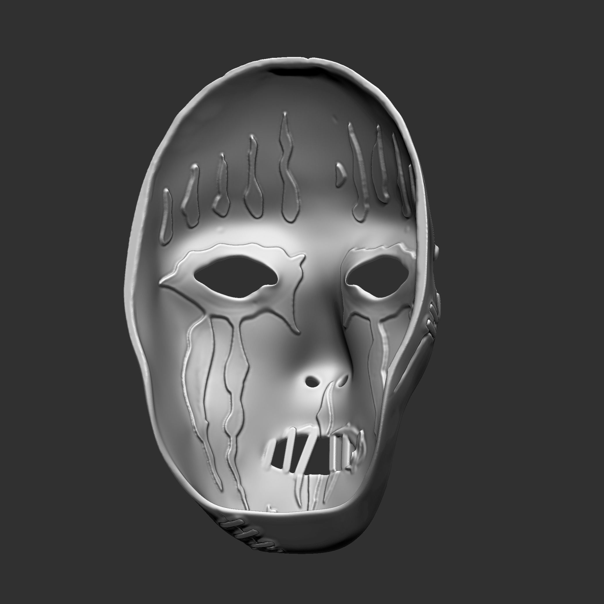Joey Jordison mask 3D print model_5