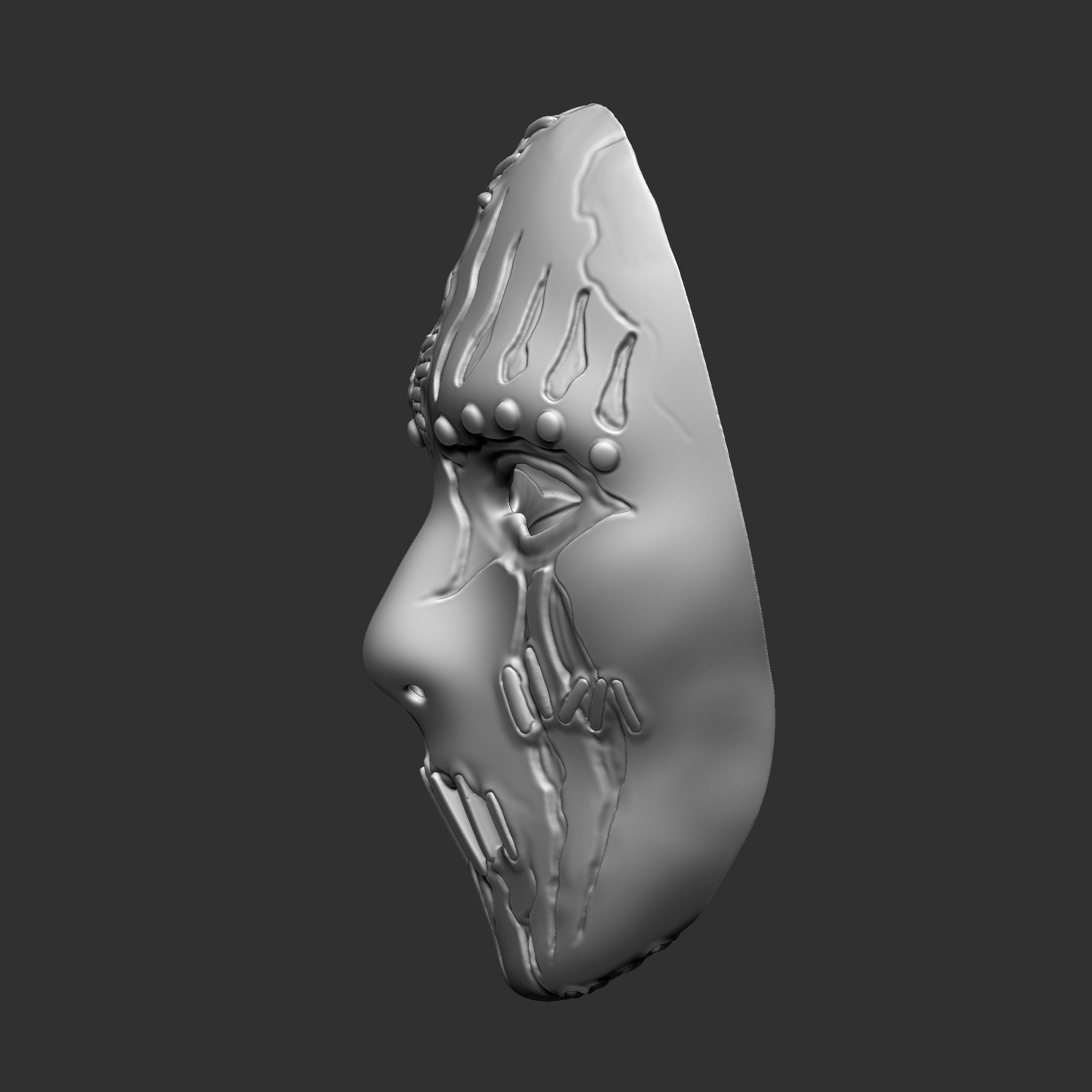 Joey Jordison mask 3D print model_8