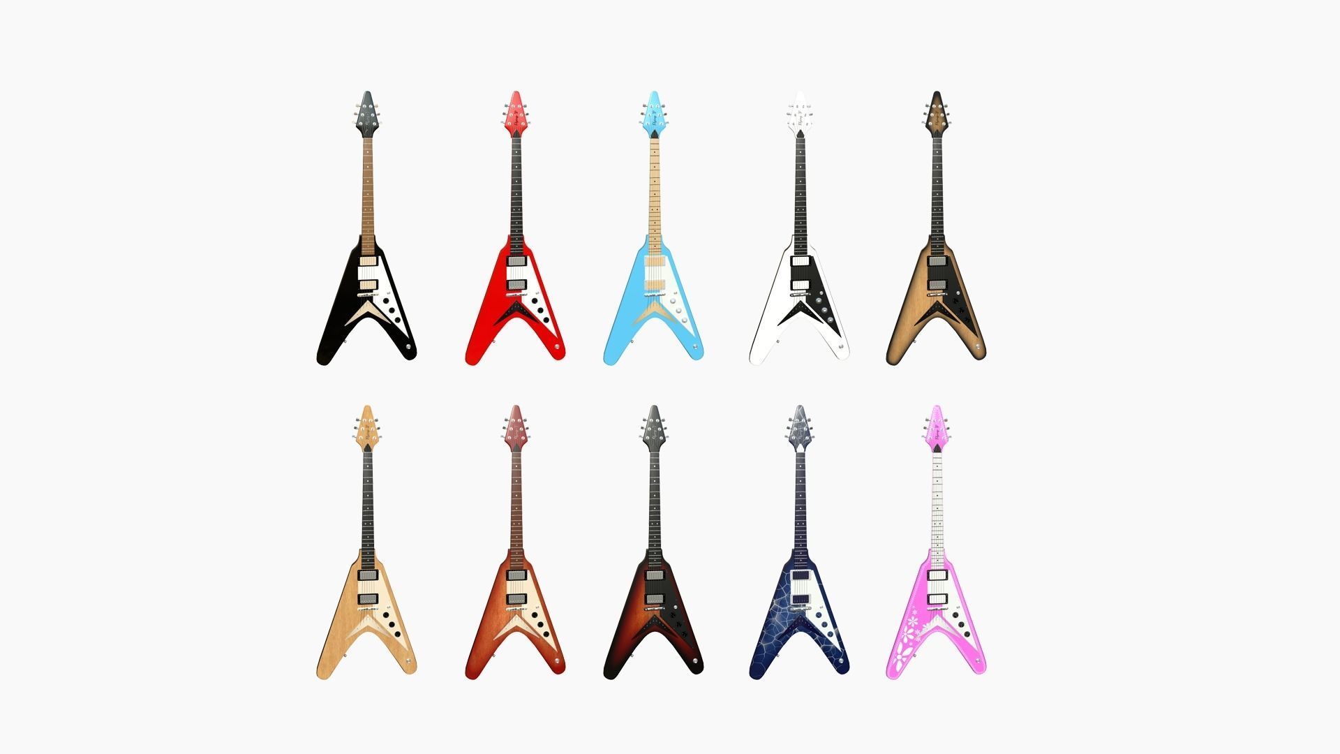 99 Electric Guitar Super Collection - Music Instrument Design _8