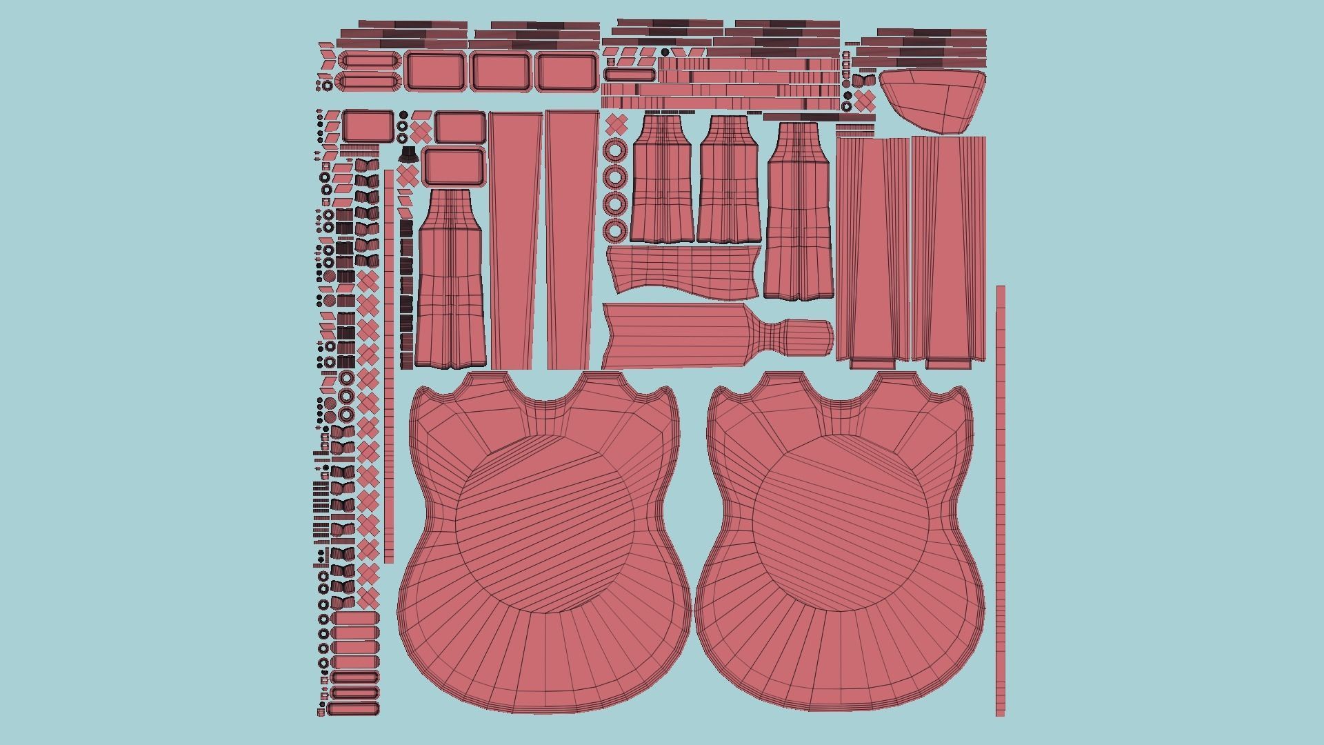 99 Electric Guitar Super Collection - Music Instrument Design _225