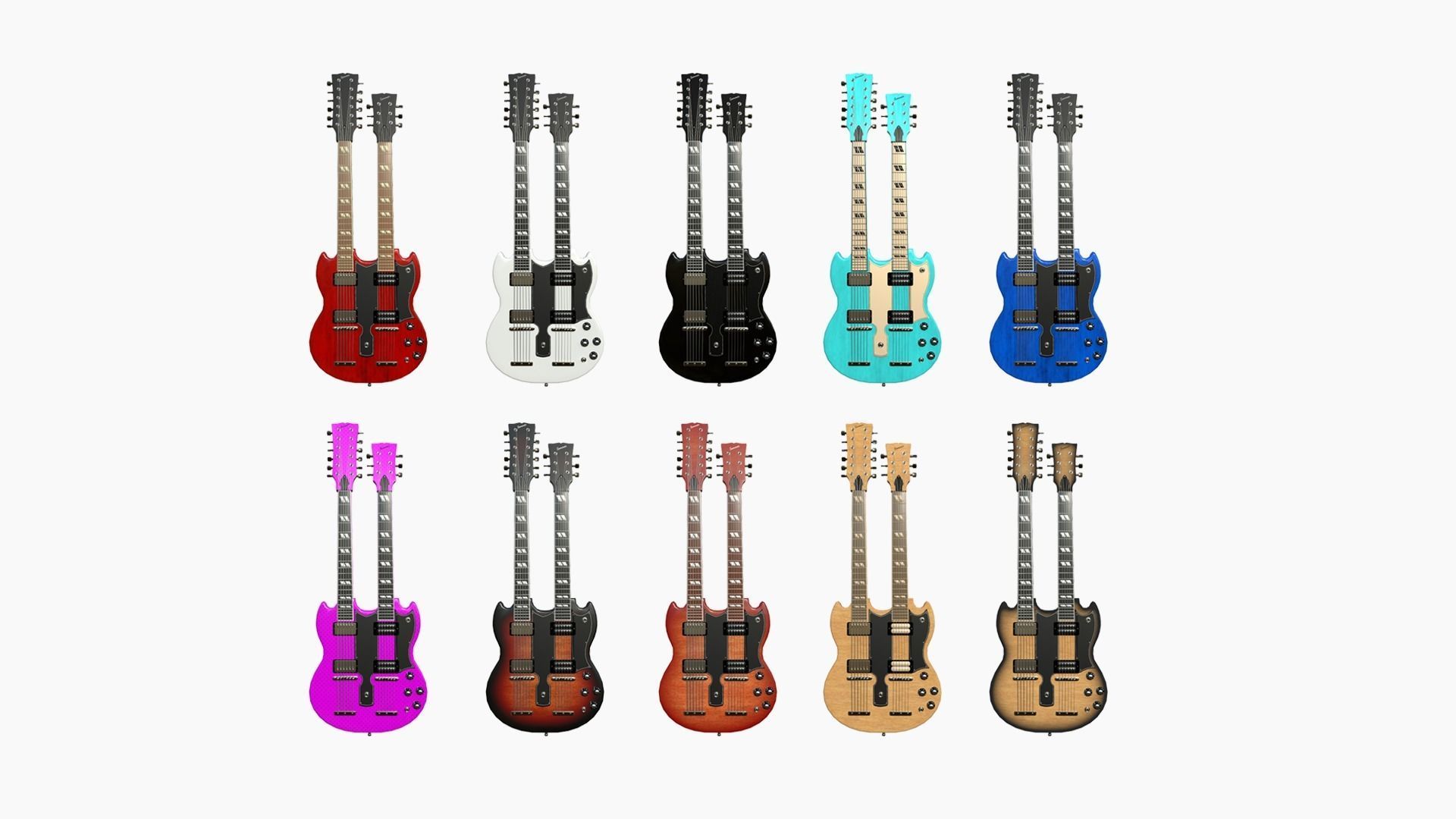 99 Electric Guitar Super Collection - Music Instrument Design _10