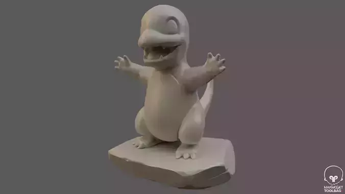 3d model Charmander FanArt
