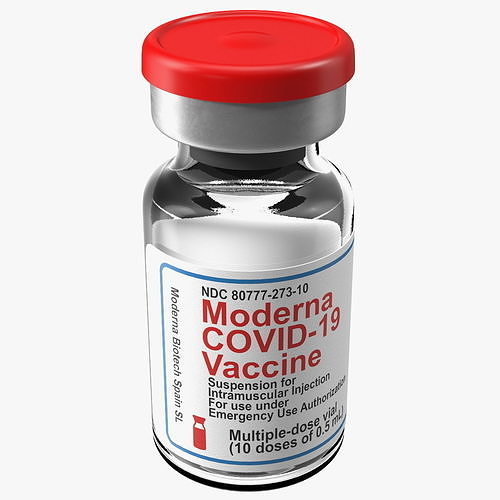 Moderna Covid19 Vaccine 3D model