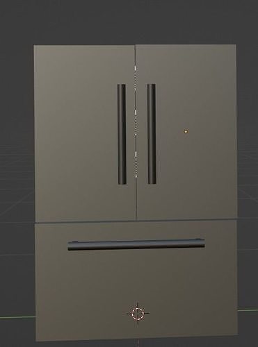 Malk Fridge  Free 3D model