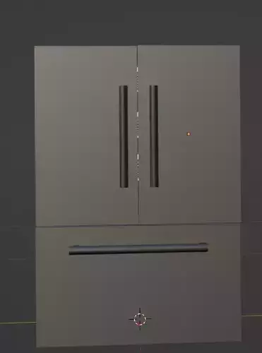 Malk Fridge  Free 3D model