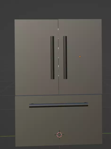 Malk Fridge Free 3D model_0