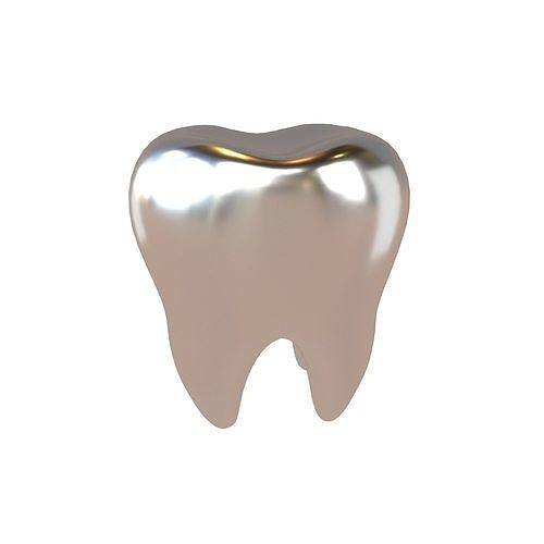 Tooth Emoji v1 006 Low-poly 3D model