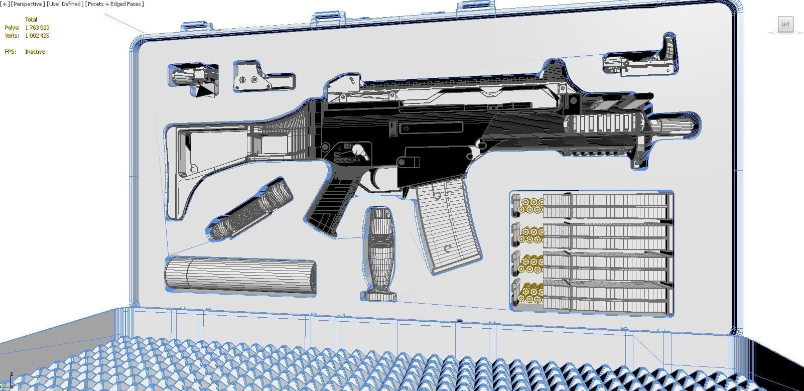 Automatic HK G36C 3D model_8