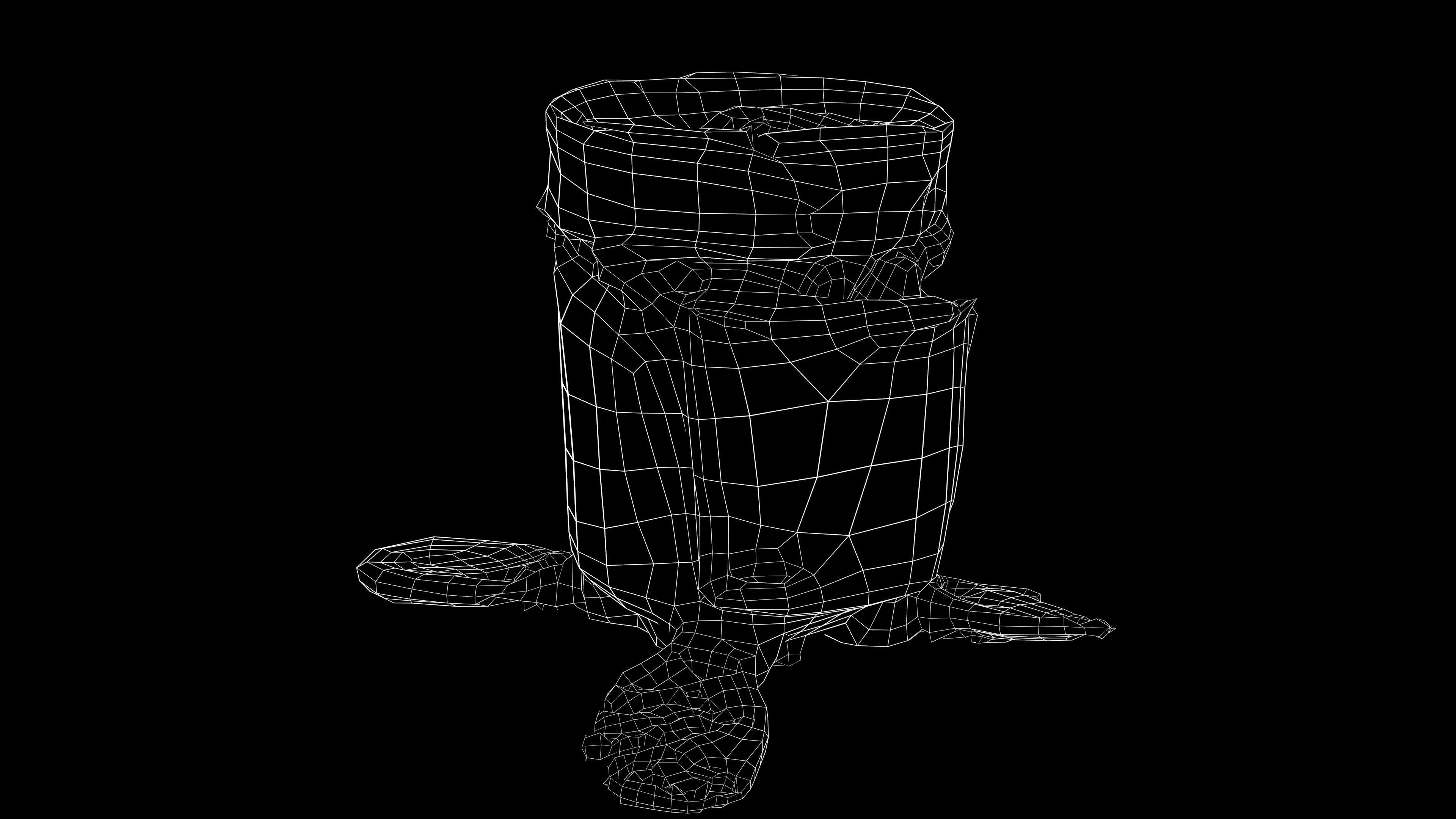 Destroyed OTR-21 SS-21 Scarab Tochka-U Photoscan Game Ready Low-poly 3D model_29